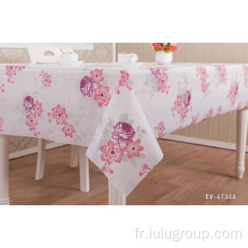 Nappe de luxe PEVA Floral Restaurant pour mariages